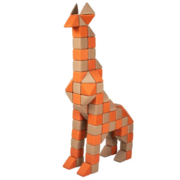 Jenny the giraffe - soft, magnetic giraffe JollyHeap - creative, didactic toy a playground -, school, kindergarten