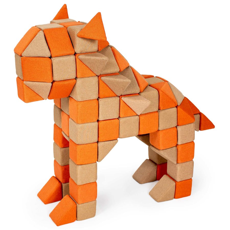 Big dog-ROOFI- soft, magnetic dog JollyHeap - creative, didactic toy - a playground, school, kindergarten.