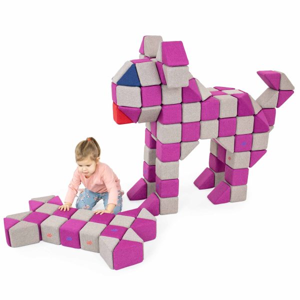 Piesek Lili  - miękki, magnetyczny pies JollyHeap   – kreatywna, dydaktyczna zabawka- sala zabaw, szkoła, przedszkole.