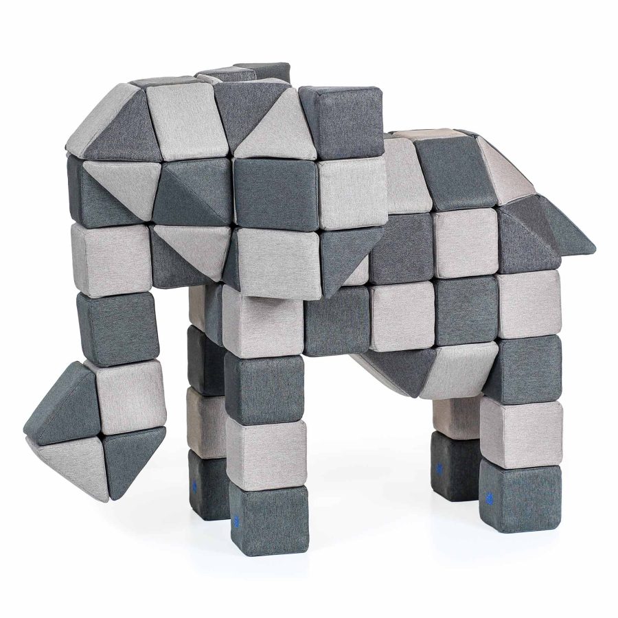 Słoń Eliot-miękki, magnetyczny słoń JollyHeap-kreatywna, dydaktyczna zabawka - sala zabaw, szkoła, przedszkole