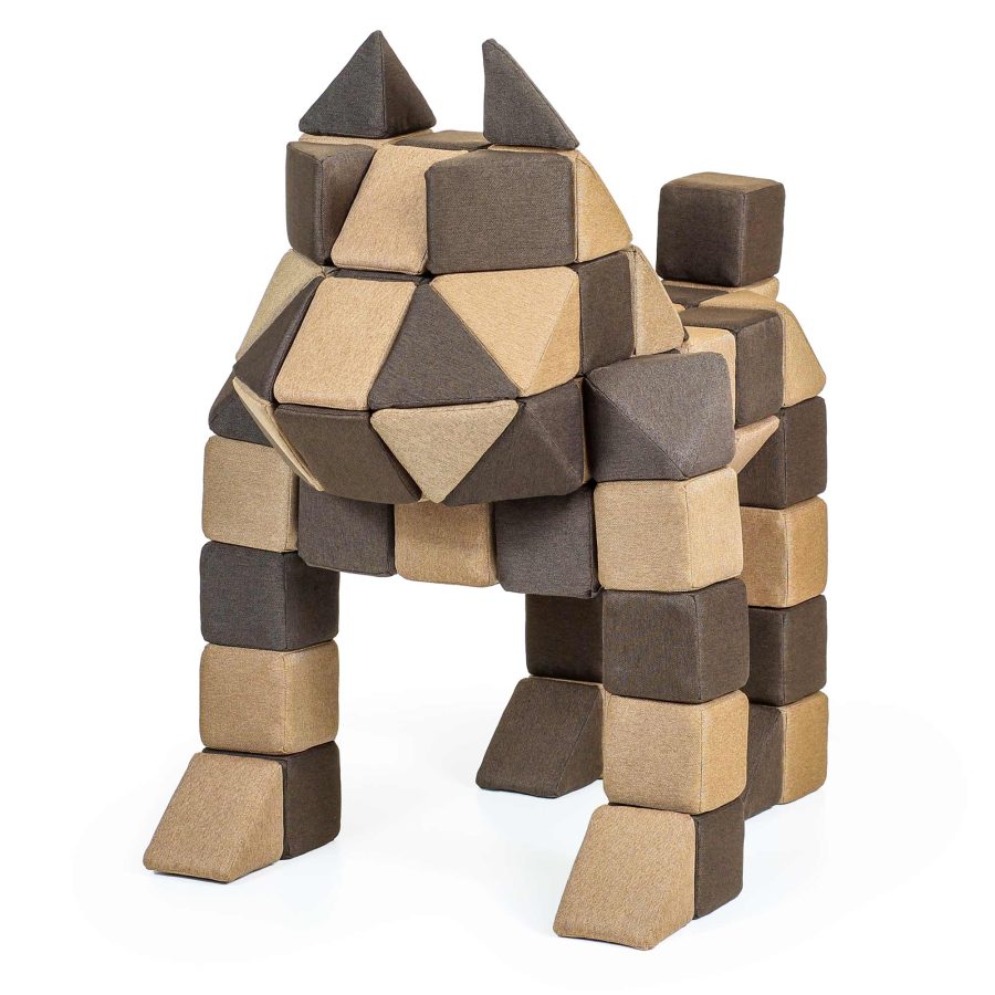 Dog- RICKO - soft, magnetic dog JollyHeap - creative, didactic toy a playground -, school, kindergarten.