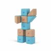 man made of blocks