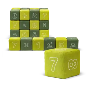 JollyHeap Numo 24 foam magnetic blocks with maths symbols